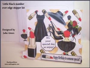 Little Black Number Over Edge Stepper Kit