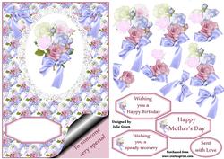 Pastel Bouquet Card Front