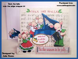 Deck the Halls Over the Edge Stepper Kit