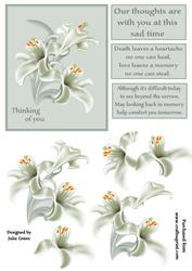 Sympathy Lillies