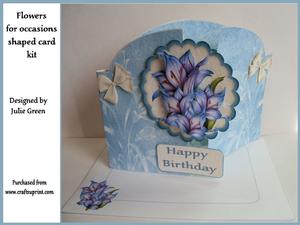 Flowers for Occasions Shaped Card Kit