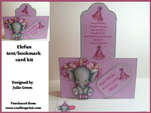 Elefun Tent/bookmark Kit