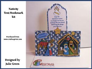 Nativity Tent/bookmark Kit