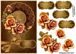 Rustic Roses Card Front