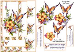 Floral Butterfly Wishes