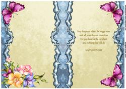 Flowers Galore Birthday Insert