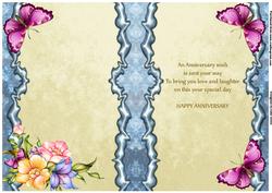 Floral Greetings Anniversary Insert