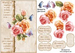 Petals and Wings on Parchment