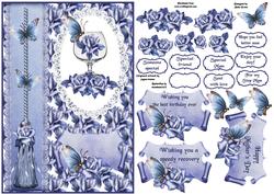 Blue Blooms One