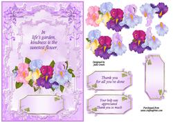 Thank You. Iris Card Front