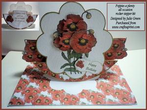 Poppies a Plenty All Occasion Rocker Stepper Kit