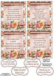 Rose Scroll Toppers