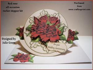 Red Rose All Occasion Rocker Stepper Kit