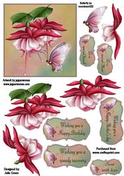 Fuchsia Topper