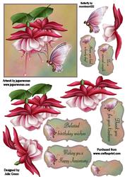 Fuchsia Topper Two