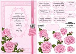 Pink Rose Birthday