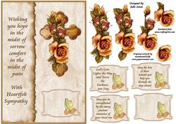 A Cross of Roses