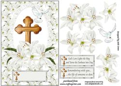 Doves and Lillies Sympathy