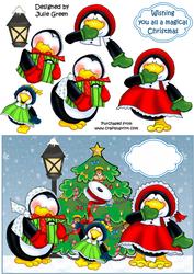 Three Christmas Penguins