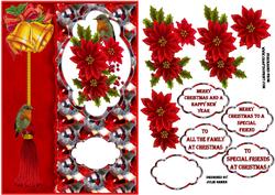 Christmas Feathers and Flowers