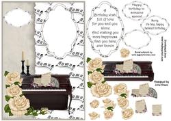 Piano and Roses