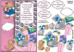 Cat Lovers Birthday Card