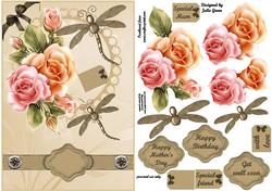 Dragon Flies and Roses