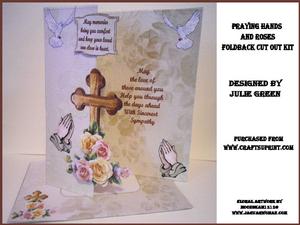 Praying Hands and Roses