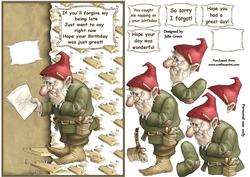 DIY Gnome Belated