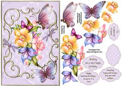 Beautiful Blossoms and Wings