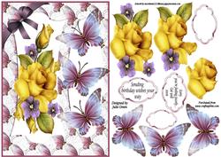 Flutterbys and Roses