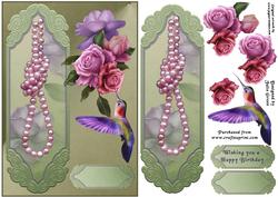 Pearls Wings and Roses