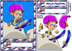 Skateboard Kid