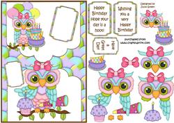 Birthday Owls