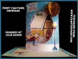 Penny Farthing Snowman