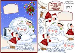 Fun in the Snow Eskimos