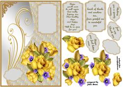 Golden Roses Get Well and Thankyou