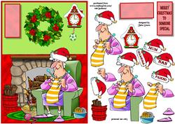Christmas Knitting Nora