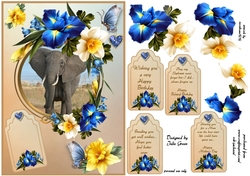 Floral Elephant