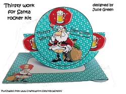 Thirsty work for Santa