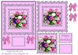 Lace Edged Bouquet