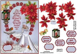 Christmas snow queen
