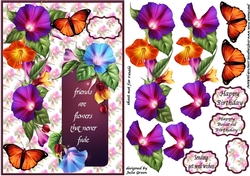 Friends and flowers