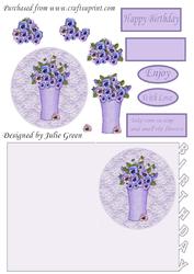 Birthday Pansy