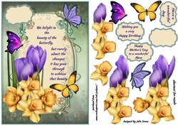 The spring butterfly