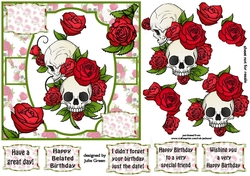 Skulls and roses