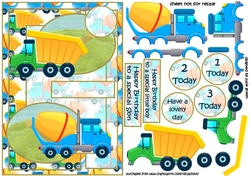 Big trucks for little boys