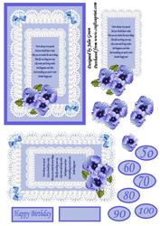 Pansies with Age