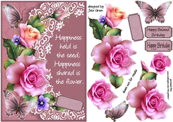 Happiness is the flower
