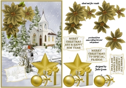 A Christmas Scene A5